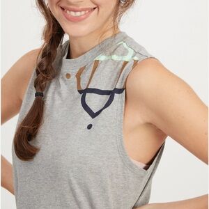 Satva tee in mushroom color size M